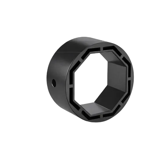 Anillo adaptador de eje octogonal en ABS de alta resistencia